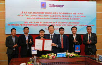 PVChem tổ chức thành công lễ ký kết gia hạn Hợp đồng liên doanh M-I Việt Nam với Schlumberger 